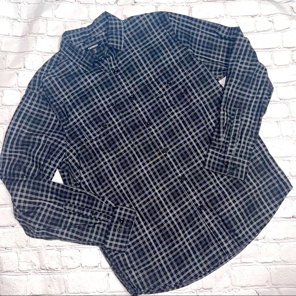 [Express.Men] Double Pocket Button Down - image 1